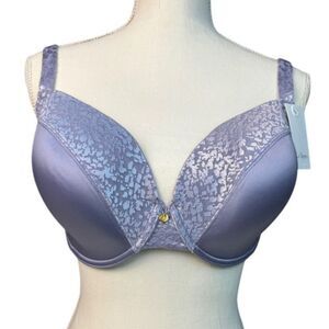 Le Mystère Safari Plunge Underwire T-Shirt Bra Women's Size 34H